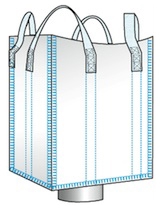 Open Top-Funnel Bottom Bulk Bag- 50 Pack